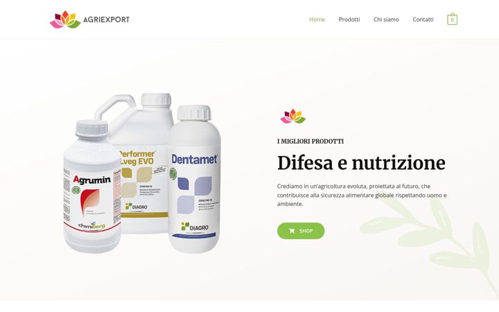Screenshot of agriexportsoccoop.it