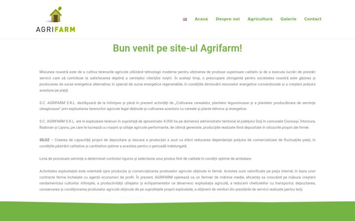 Screenshot of agrifarm.ro