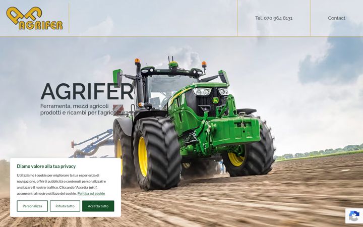 Screenshot of agrifervillasor.it