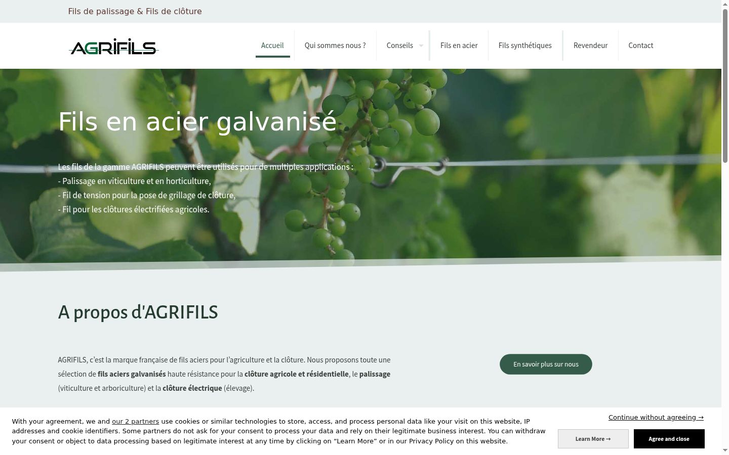 Screenshot tal-banner tal-kunsens muri qabel kwalunkwe interazzjoni
