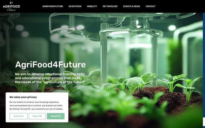 Screenshot of agrifood4future.com