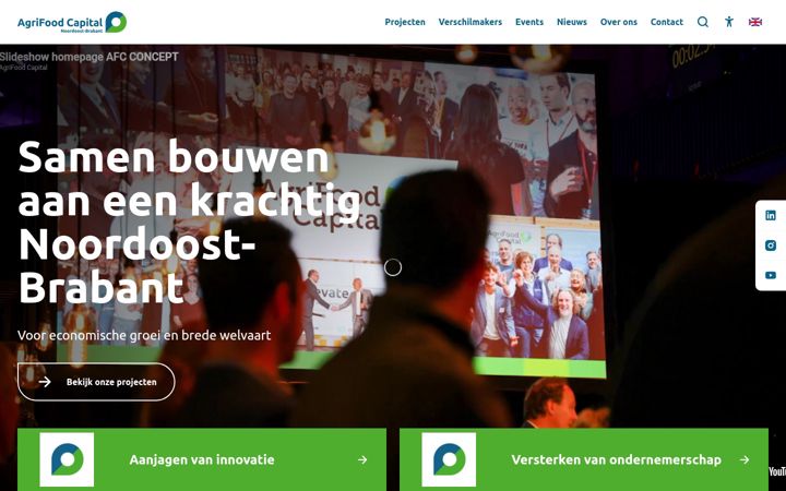 Screenshot of agrifoodcapital.nl