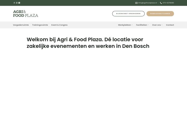 Screenshot von agrifoodplaza.nl