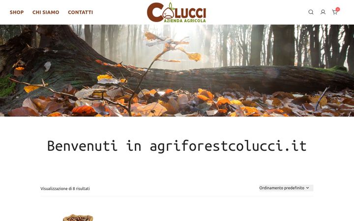 Screenshot ta' agriforestcolucci.it