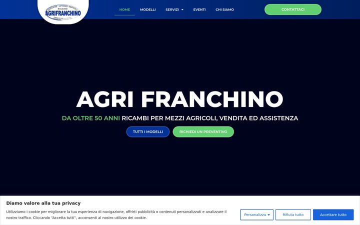 Screenshot of agrifranchino.com