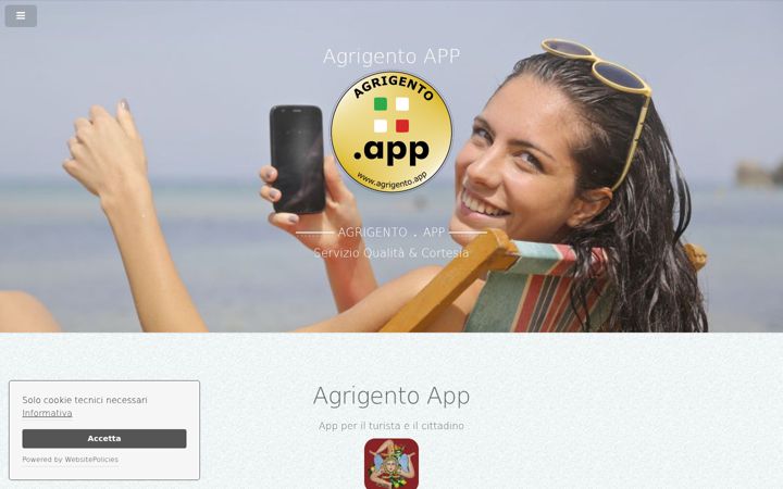 Екранна снимка на agrigento.app