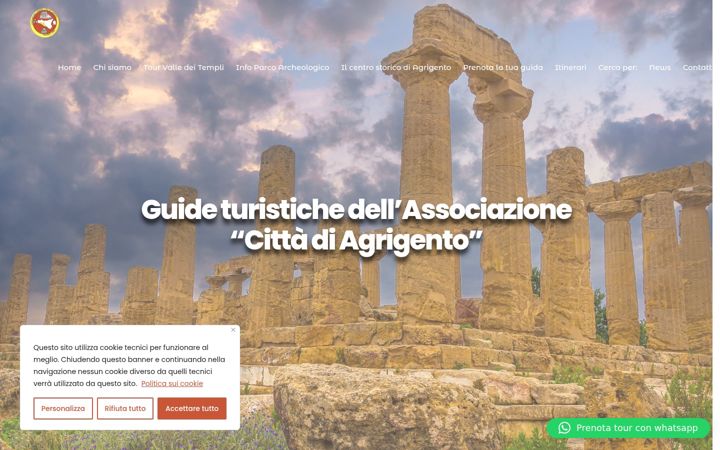 Screenshot of agrigentoguide.org