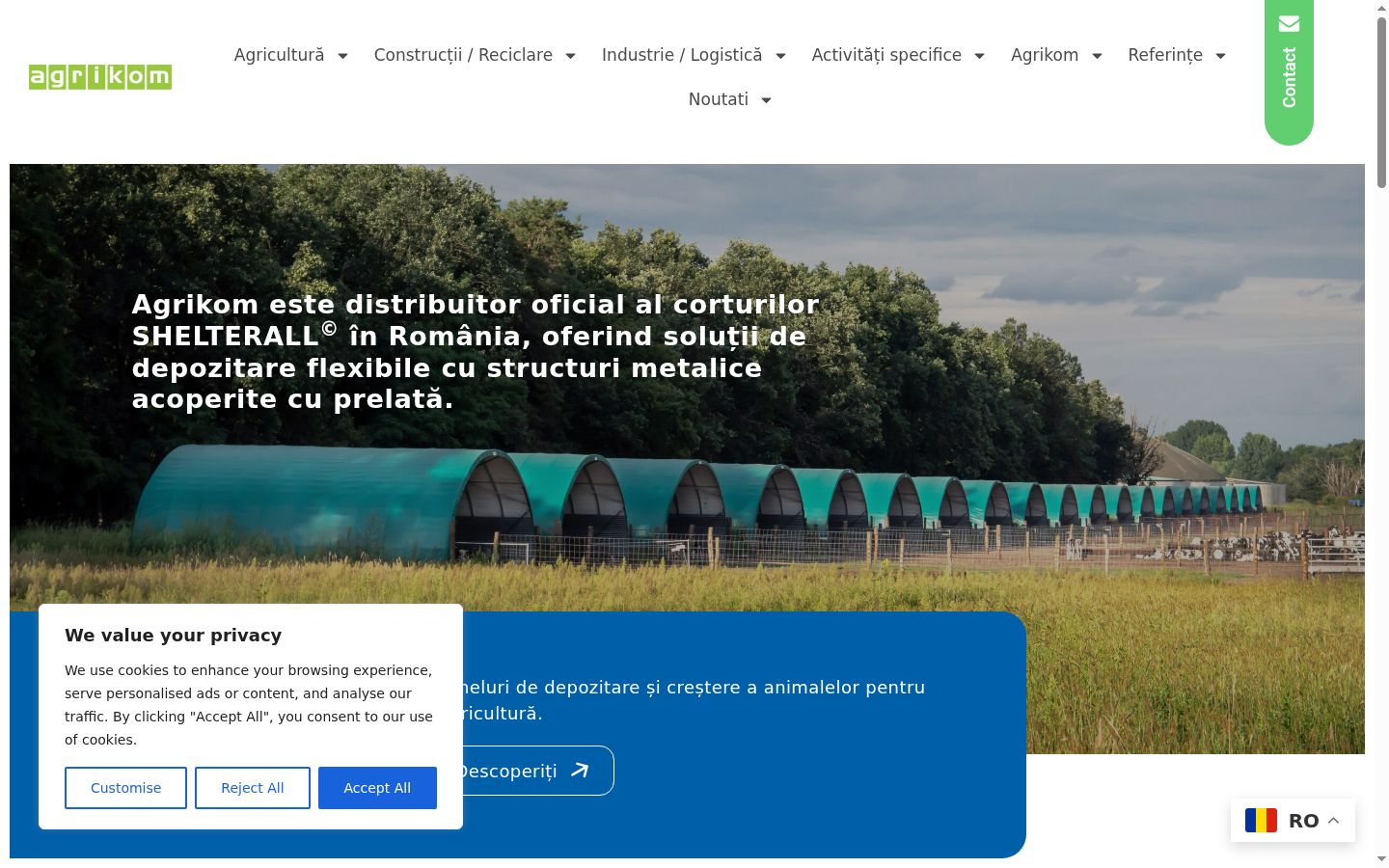 Kuvakaappaus suostumusbannerista, joka näytettiin ennen mitään vuorovaikutusta