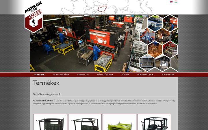 Screenshot of agrikon.hu