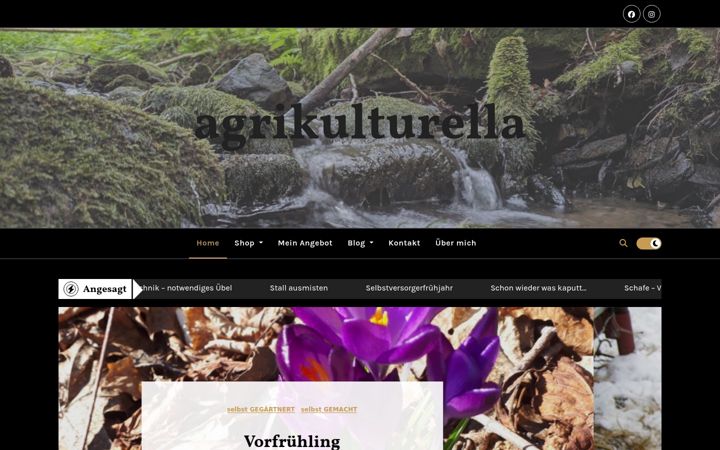 Screenshot of agrikulturella.de