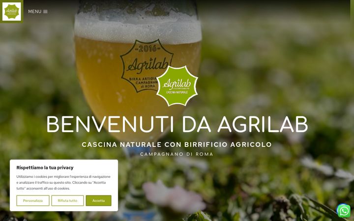 Screenshot of agrilabcampagnano.it