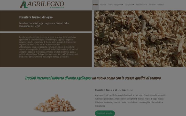 Screenshot of agrilegnotruciolipersoneni.it