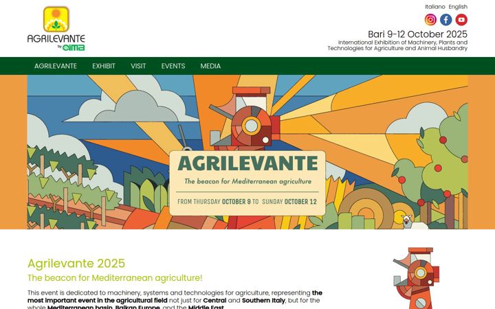 Skærmbillede af agrilevante.eu