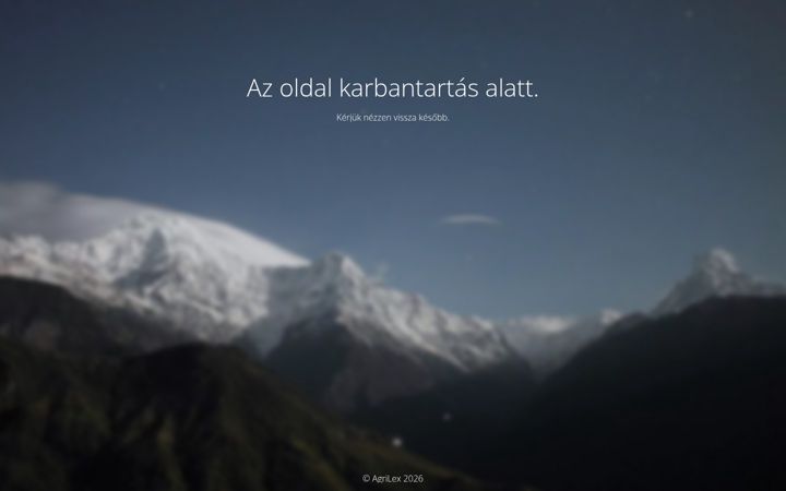 Ekraanipilt saidist agrilex.hu