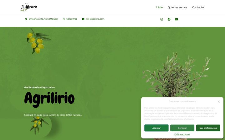 Screenshot of agrilirio.com
