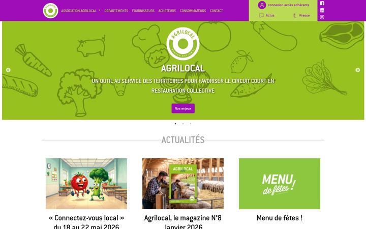 Screenshot of agrilocal.fr