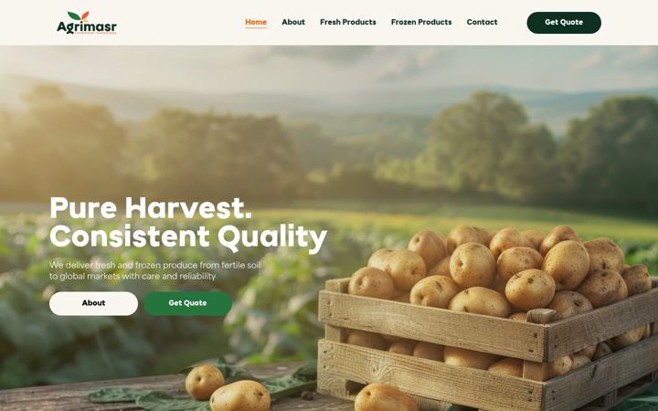 Screenshot of agrimasr.net