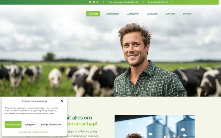 Snimka zaslona za agrimate.nl