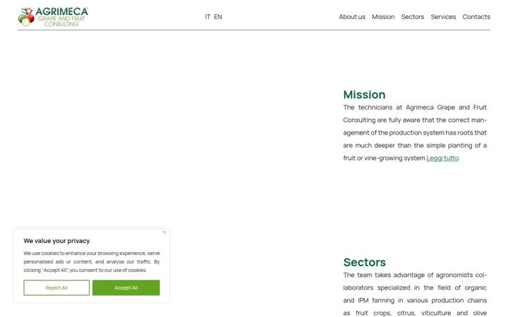 Screenshot of agrimeca.eu