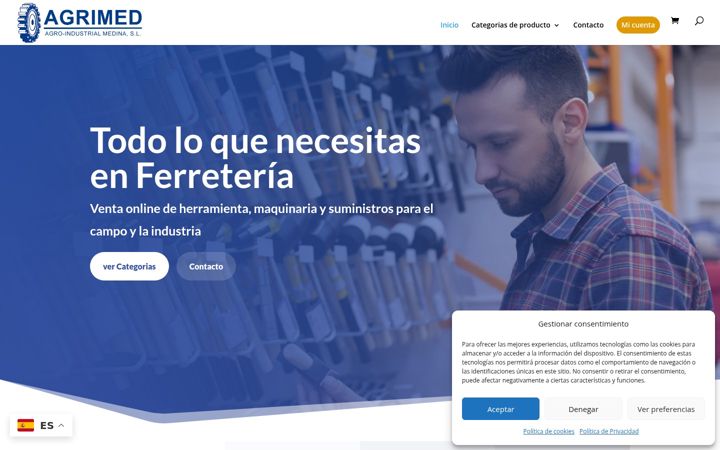 Screenshot of agrimed.online