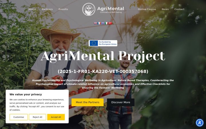 Screenshot of agrimental.eu