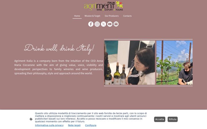 Screenshot of agrimentitalia.it