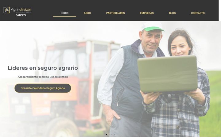 Screenshot of agrinalcazar.es