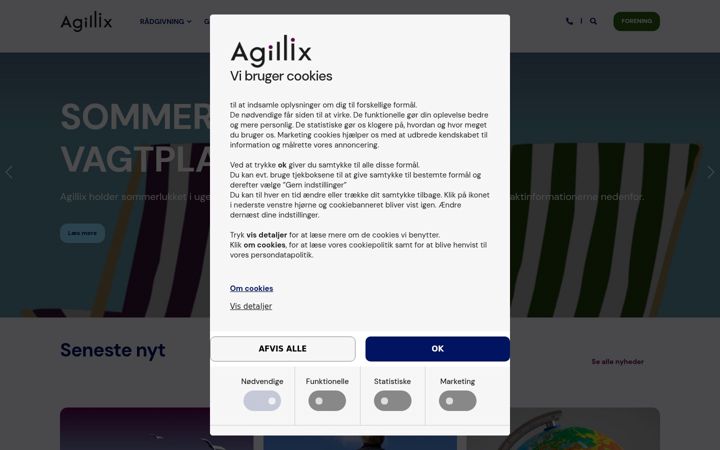 Screenshot of agrinord.dk