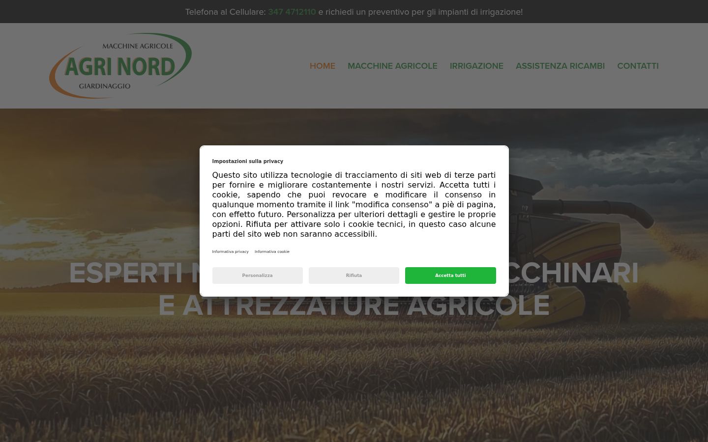 Screenshot tal-banner tal-kunsens muri qabel kwalunkwe interazzjoni