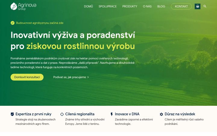Screenshot of agrinova.cz