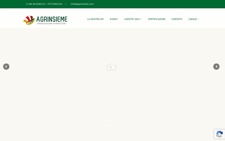 Screenshot stránky agrinsieme.com