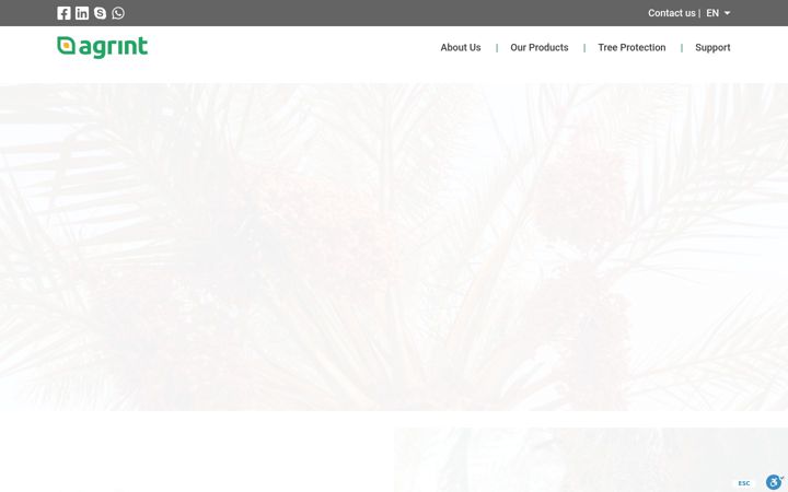 Zrzut ekranu agrint.net