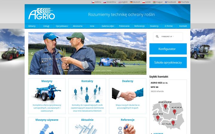 Zrzut ekranu agrio.com.pl