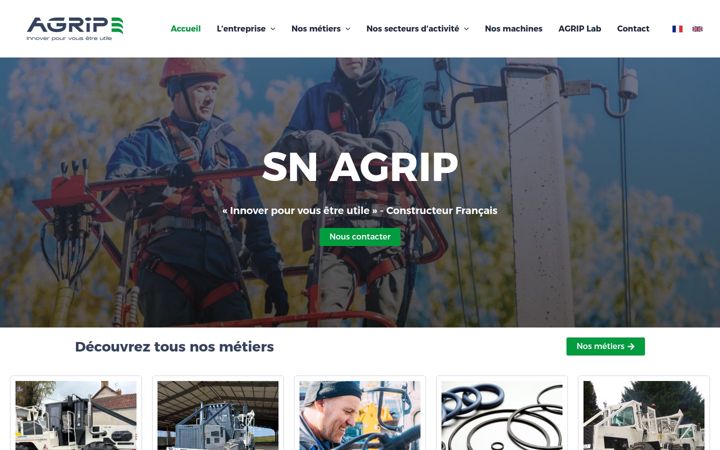 Snimka zaslona za agrip.fr