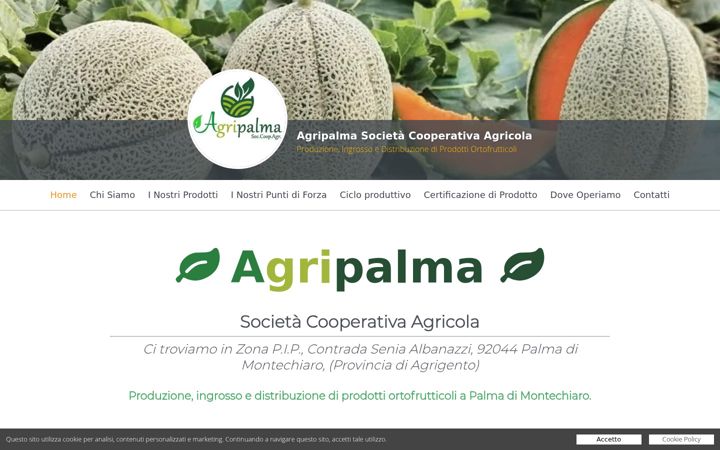 Zrzut ekranu agripalma.it