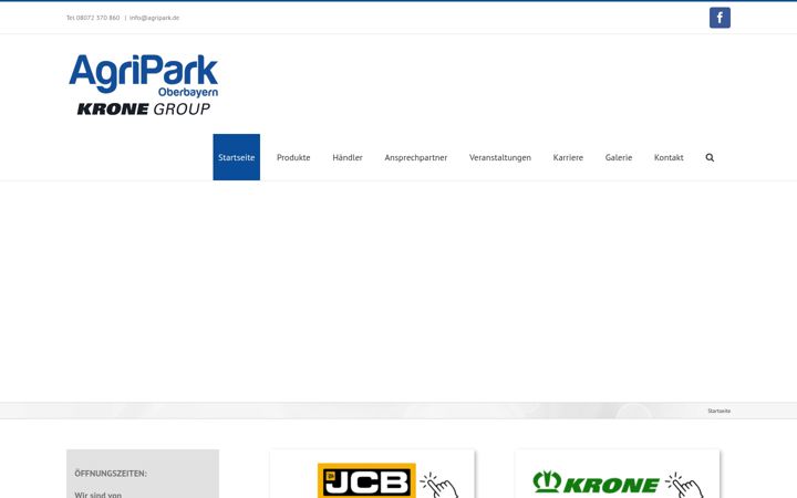 Screenshot of agripark.de