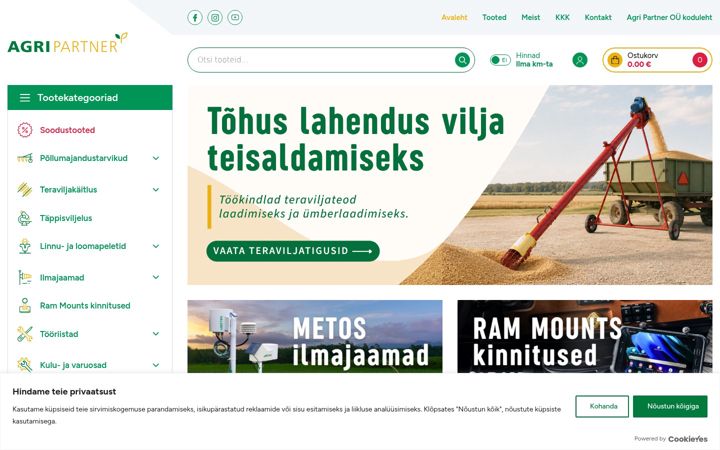 Screenshot of agripartner.eu