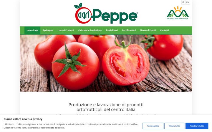 Screenshot of agripeppe.it