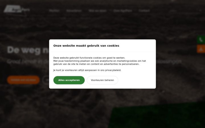 Snimka zaslona za agripers.nl