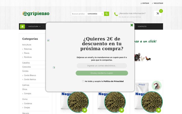 Screenshot of agripienso.com