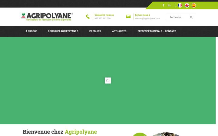 Screenshot of agripolyane.com