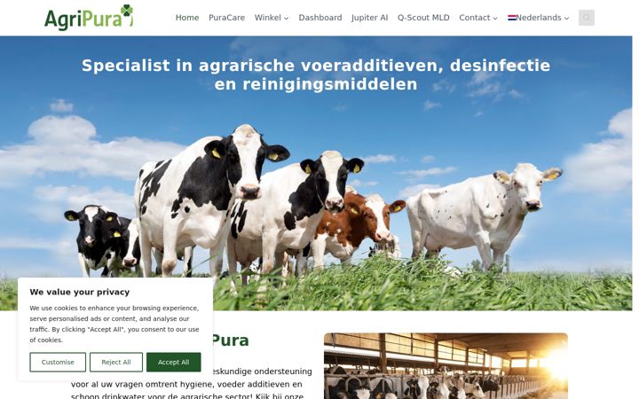 Screenshot of agripura.com