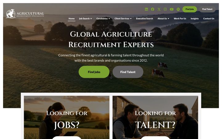 Screenshot of agrirs.co.uk
