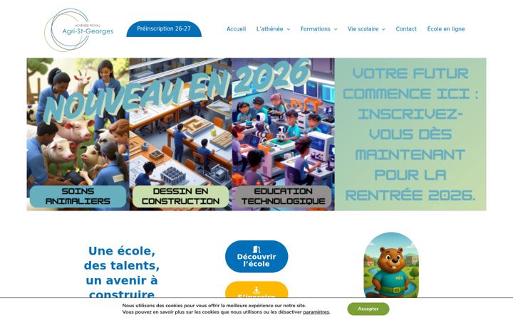 Screenshot of agrisaintgeorges.be