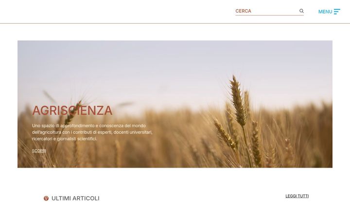 Skærmbillede af agriscienza.it