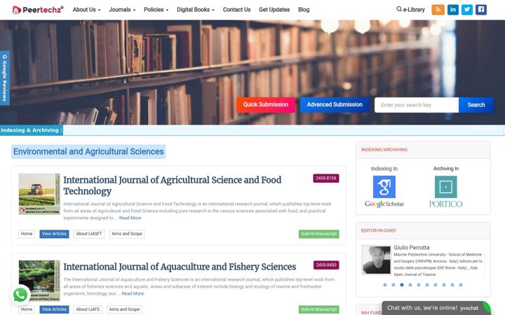 Skærmbillede af agriscigroup.us