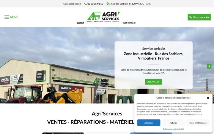 Skjámynd af agriservices.pro