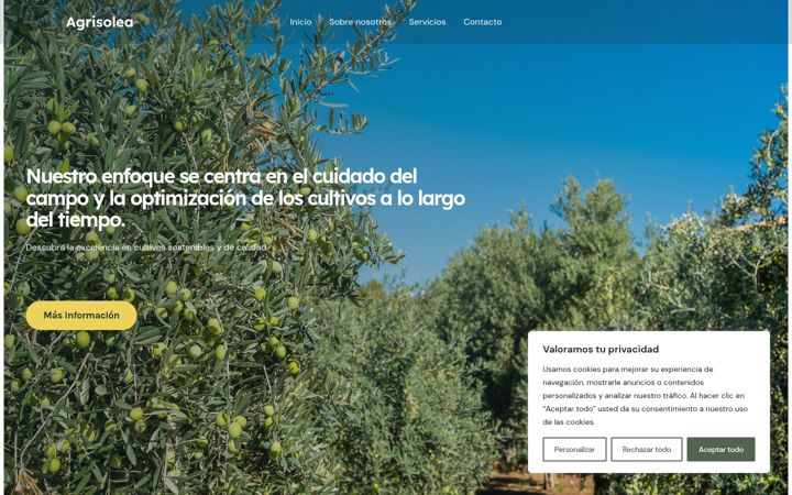 Screenshot of agrisolea.com