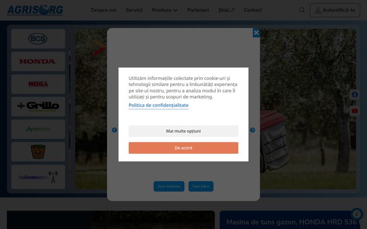 Screenshot of agrisorg.com