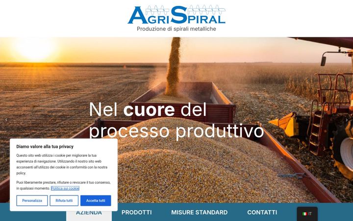 Screenshot of agrispiral.it